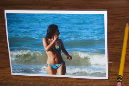 Desk Top Plastic Photo Frame